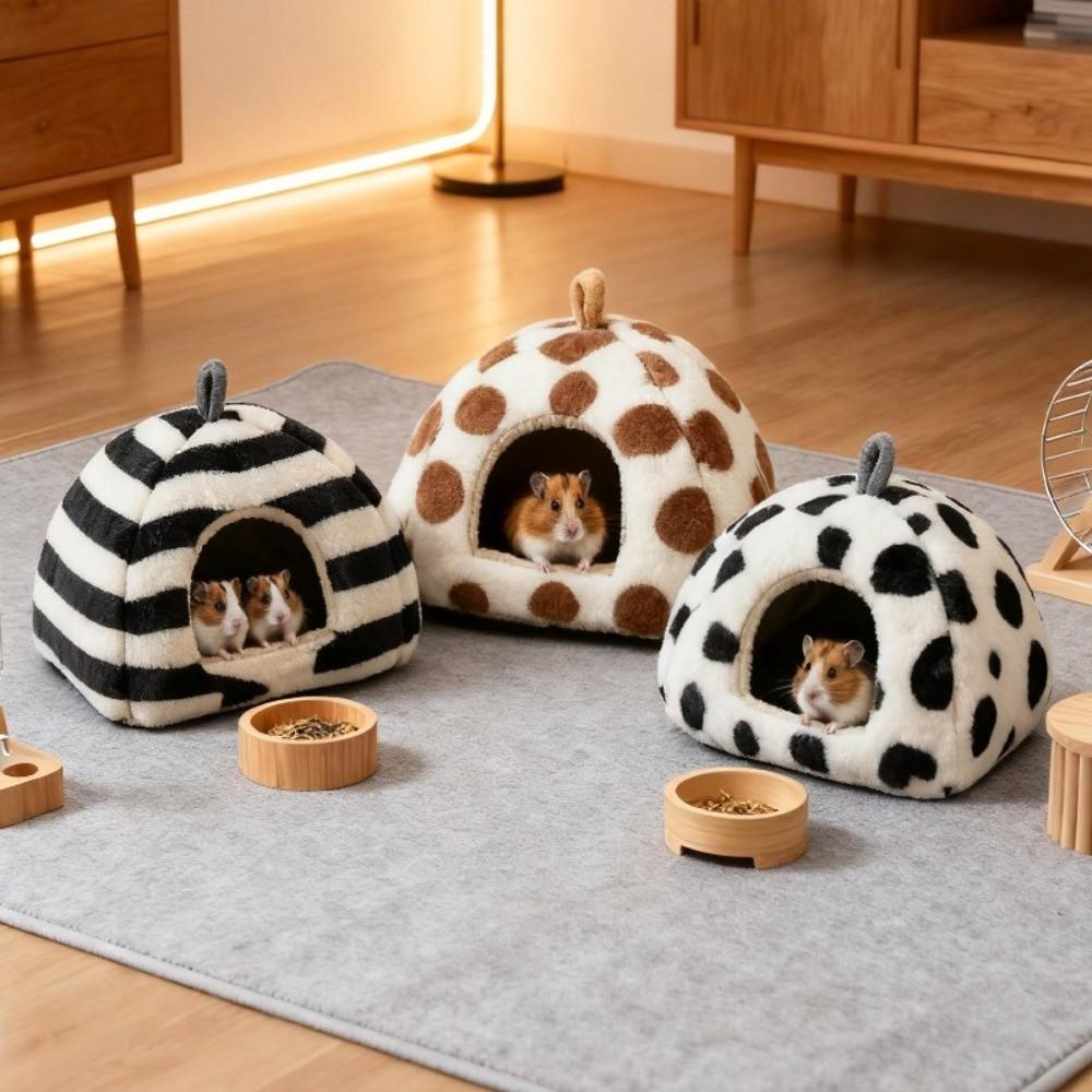Coral Fleece Hamster Hideaway Cold-Resistant Pet Parrot Nest New Pet Bedding  Indoor Use