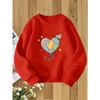 Kids Sweatshirt Round Neck Hoodie Fashion Print Versatile Top