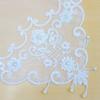 NEW White beads flowers Embroidery table cloth cover wedding tea tablecloth kitchen Christmas Table decoration and accessories