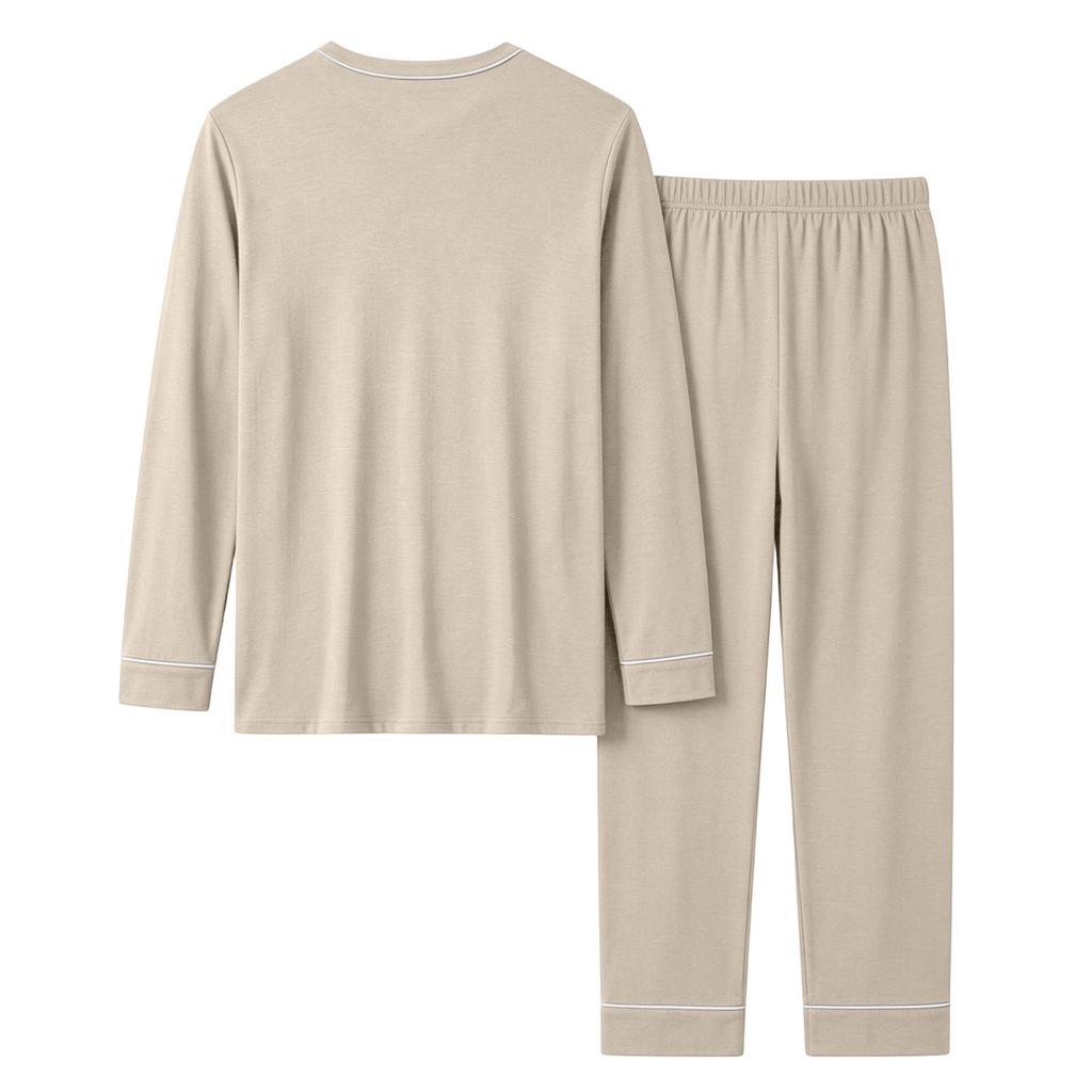 Men's Loose Fit Pajama Set Casual Comfortable Sleepwear for Home Lounging