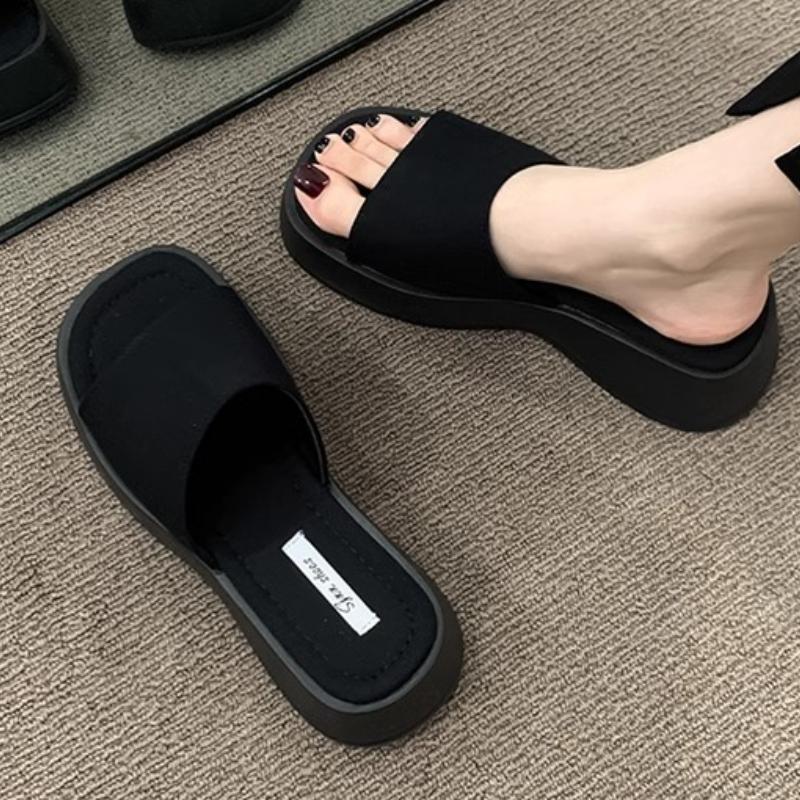 Fashion Women Flats Platform Slippers Fashion Summer New Sandals 2025 Trend Beach Shoes Slingabck Woman Flip Flops Cozy Slides Zapatos