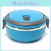 Durable And Stylish Stainless Steel Round Lunch Box With Logo Printing Option Suitable For Adults Multiple Colors Available