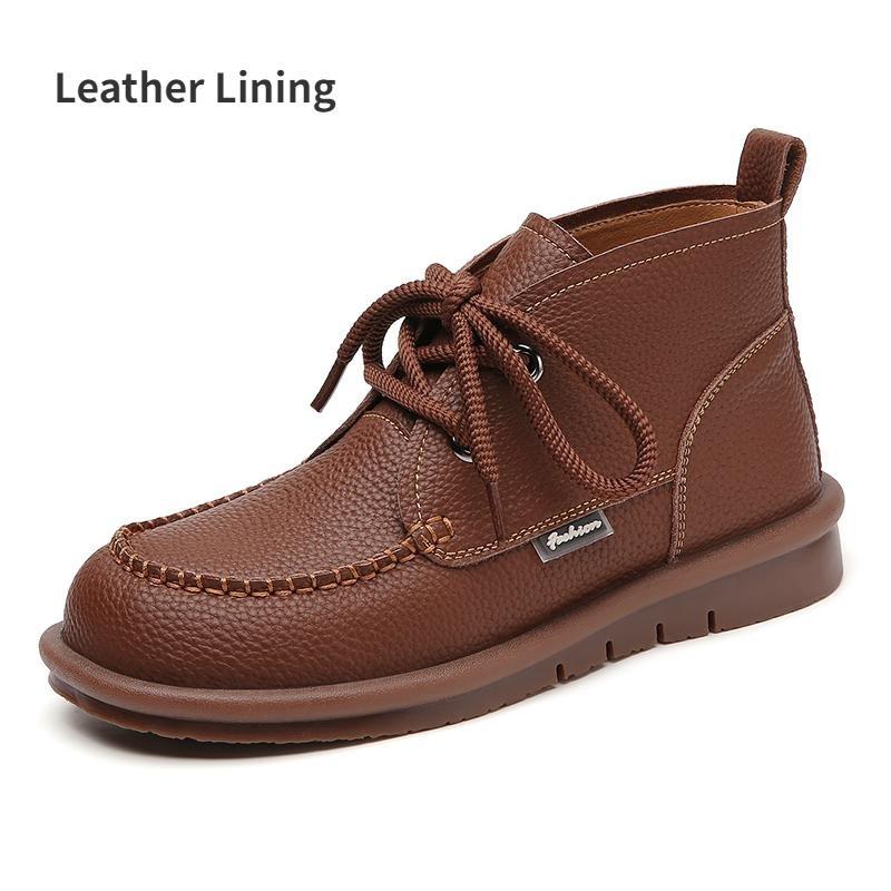 2025 New Thick Bottom Short Boots Spring and Fall Boots Padded Winter