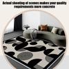 French Entry Lux Living Room Carpet Fully Covered Bedroom Household  Sofa Table Carpet Bedside Stain-Resistant Non-Slip Foot Mat