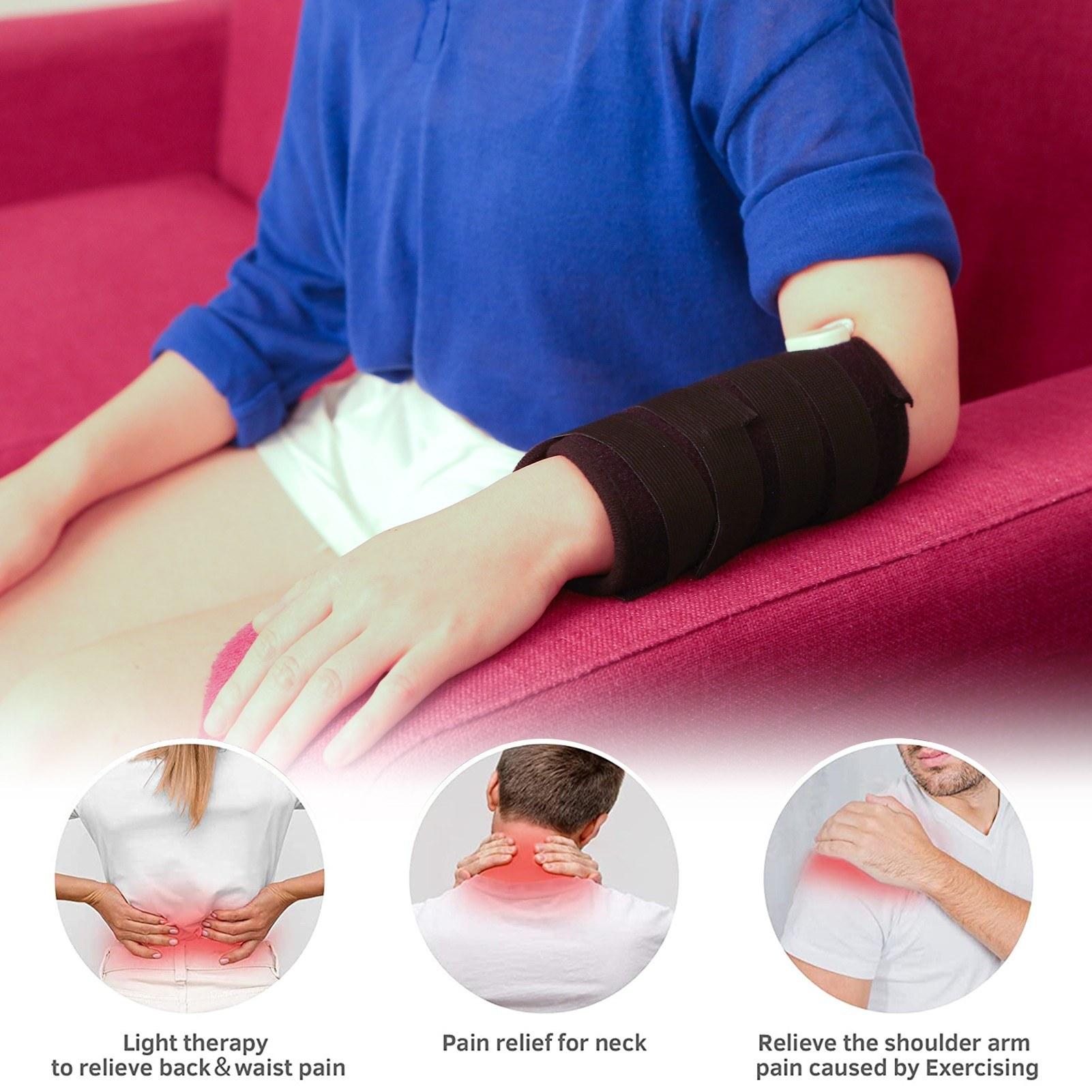 

660nm Red Light Therapy Infrared Light Therapy Device for Pain Relief on Waist Arm Knee Joint Muscle Relaxation Type A