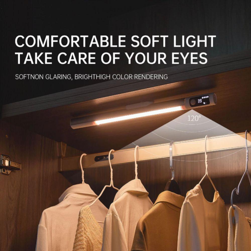 Magnetic Motion Sensor Light USB Rechargeable Cabinet Lights Under Cabinet Lights  Kitchen