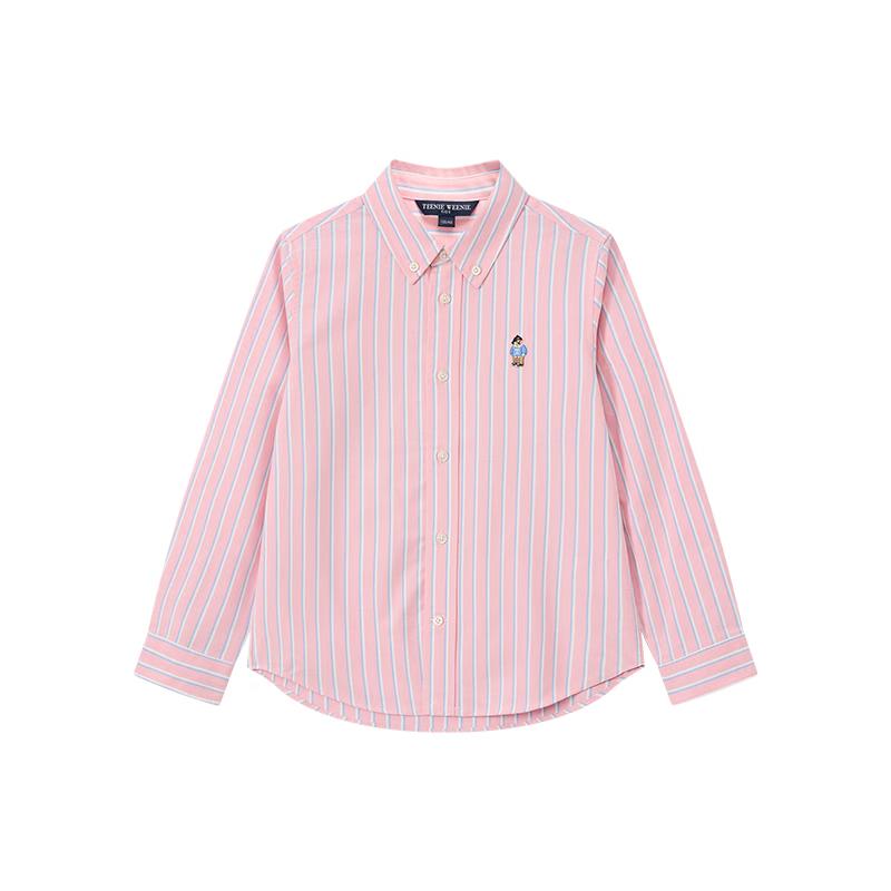 Teenie Weenie Kids Classic Academy Style Striped Cotton Shirt One Size