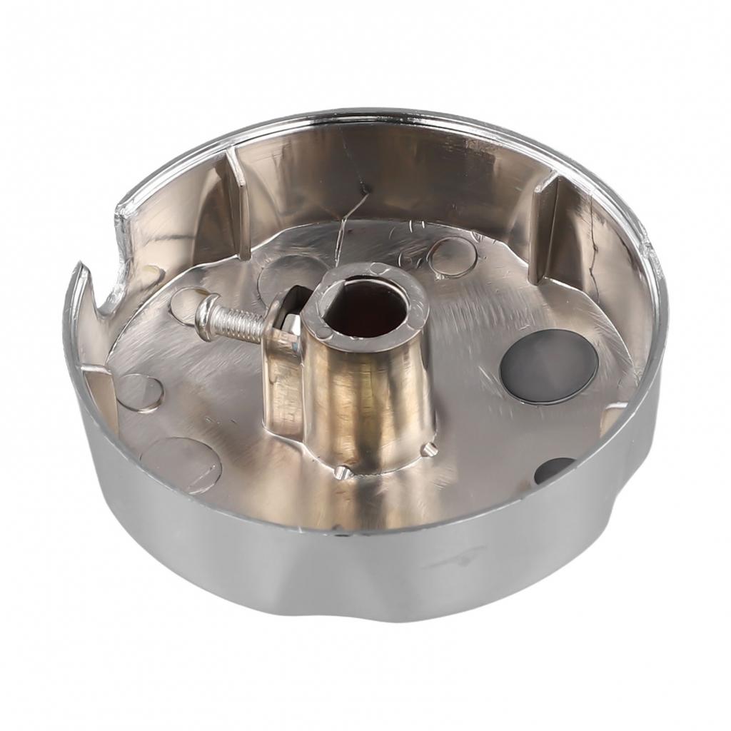 Lettmontert badekar roteringsknapp med attraktiv kromfinish 75mm