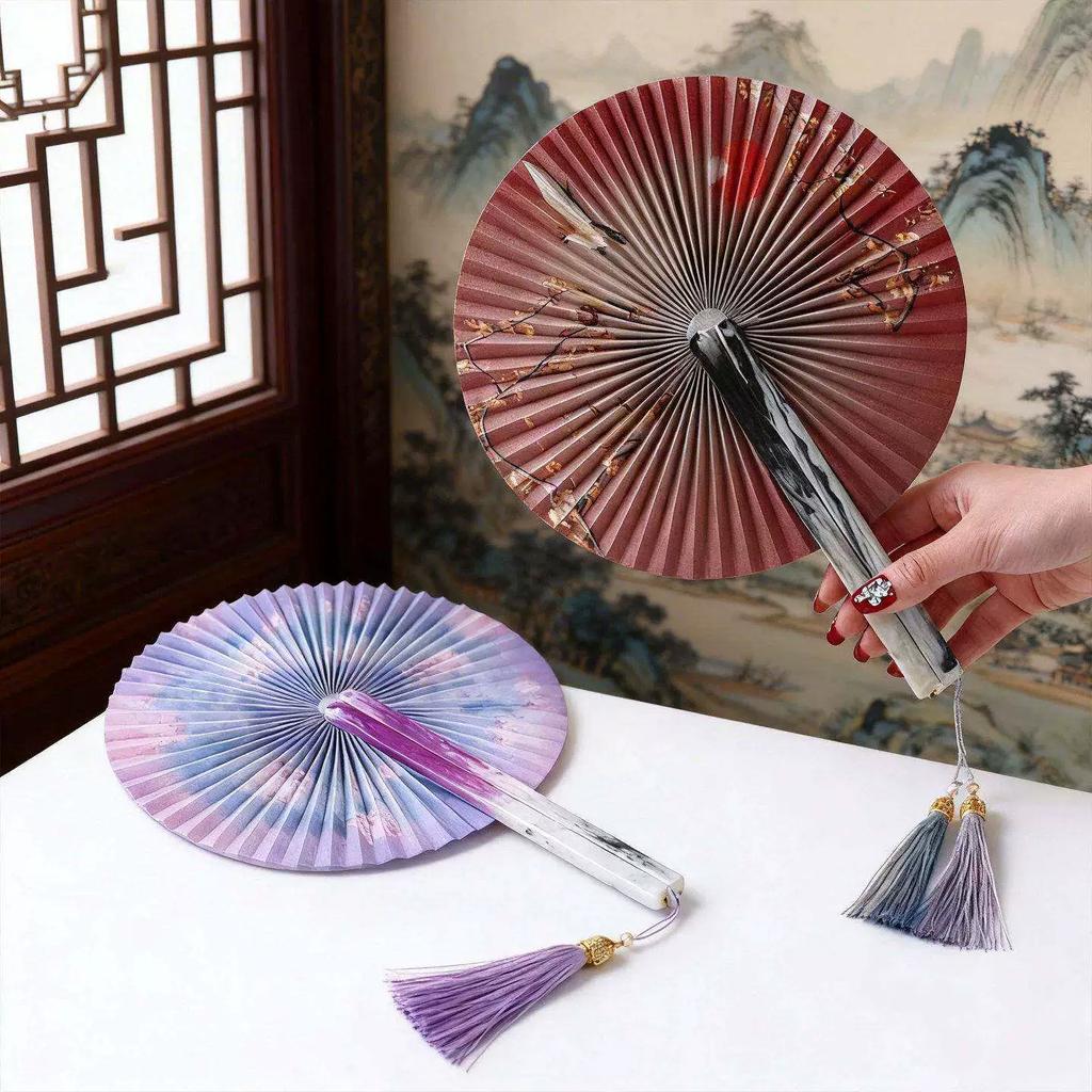 Folding Fan for Portable Use, Ancient Style Magnetic Fan, Chinese Style, Special Fan for Hanfu Dance, Portable Fan for Girls, Traditional Chinese