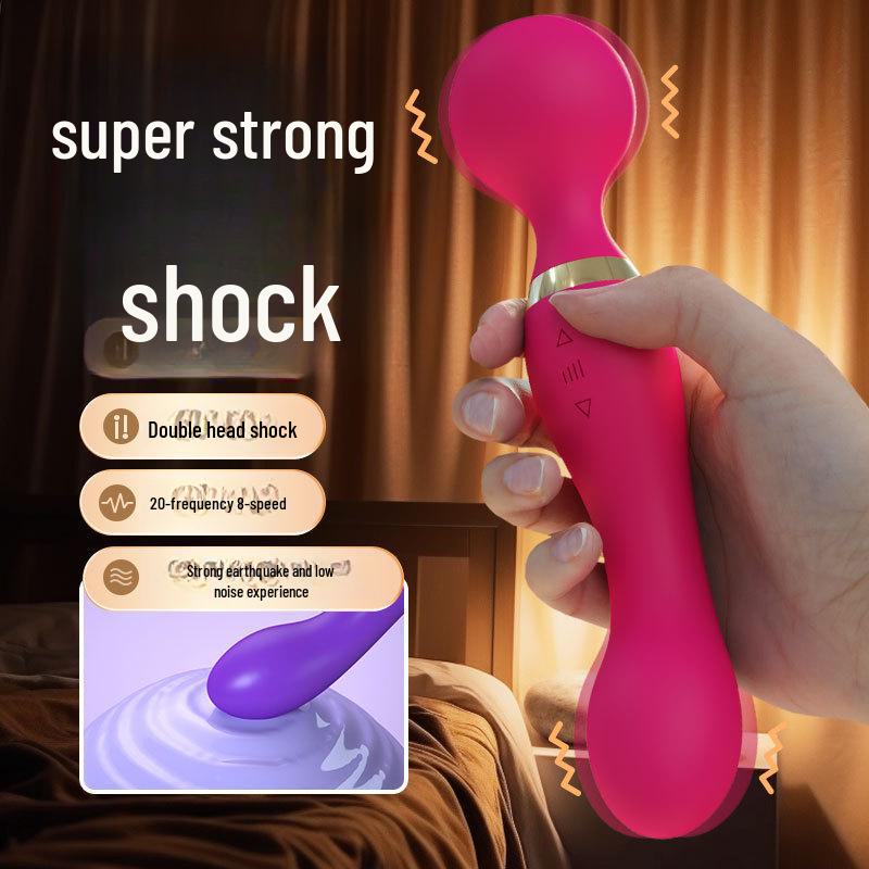 Dual-Head Vibrating Thrusting AV Massager pro ženy
