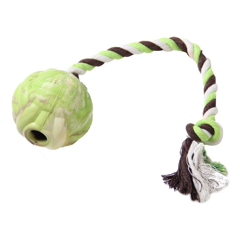 EETOYS Interactive Dog Chew Toy Cotton Rope Ball (Small, 2-Pack)