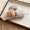 12cm Little Bear Grab Clip Large for Women Plush Back of Head Hair Decoration Hair Clips