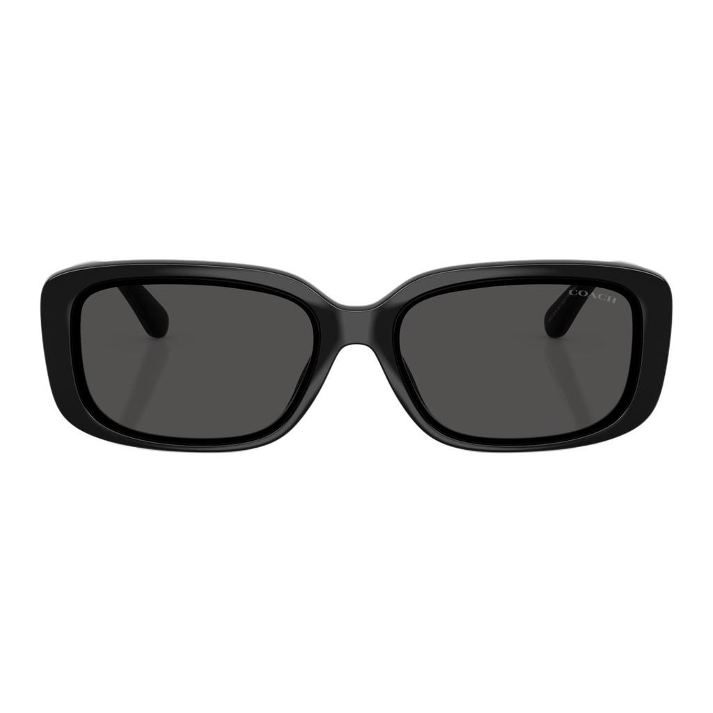 Coach Classic Sunglasses With C Logo Arm Design Square Frame Unisex sunglasses Black OHC8444D-500287
