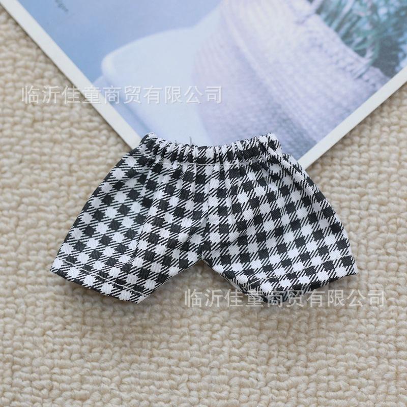 Labubu Doll Clothing Headmaster Dog Floral Dress 17cm Plush Doll Clothing Accessories Labubu I II Idol Doll Sitting Party