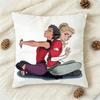 CCatradora Shera Vintage Anime Doublesided Printed Square Decorative Cushion Cover for Sofa Living Room Home Decor