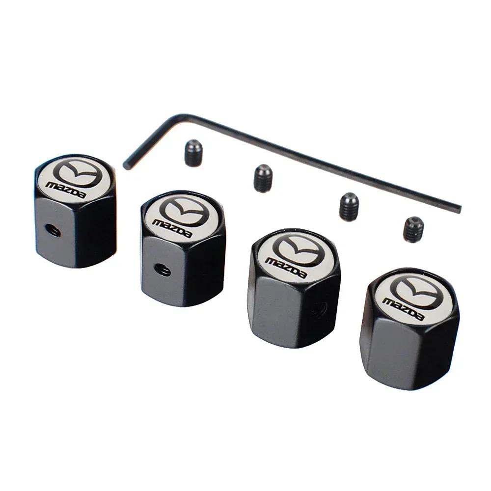 

2025 Hot For Mazda 5 6 323 626 Rx8 Rx7 Mx3 Mx5 Atenza Axela Durable Car Air Valve Stem Cap Metal Automobile Tire Valve Cover Acc