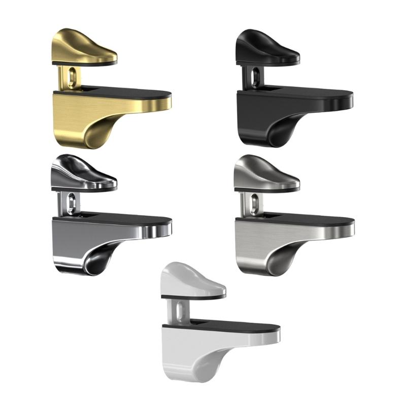 Wielofunkcyjne wsporniki do montażu szklanej półki Nowoczesny uchwyt do szklanej półki Regulowane zaciski Wspornik ścienny do szklanej lub drewnianej półki