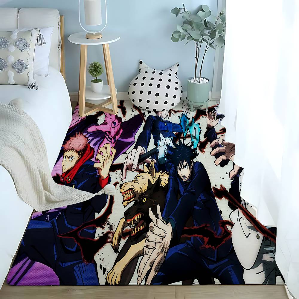 Classic Anime-J-jujutsu-Kaisen-S Cool Carpet Bathroom Anti-slip Mat Door Mat Home Decoration Mat Entrance Mat Scratch-resistant