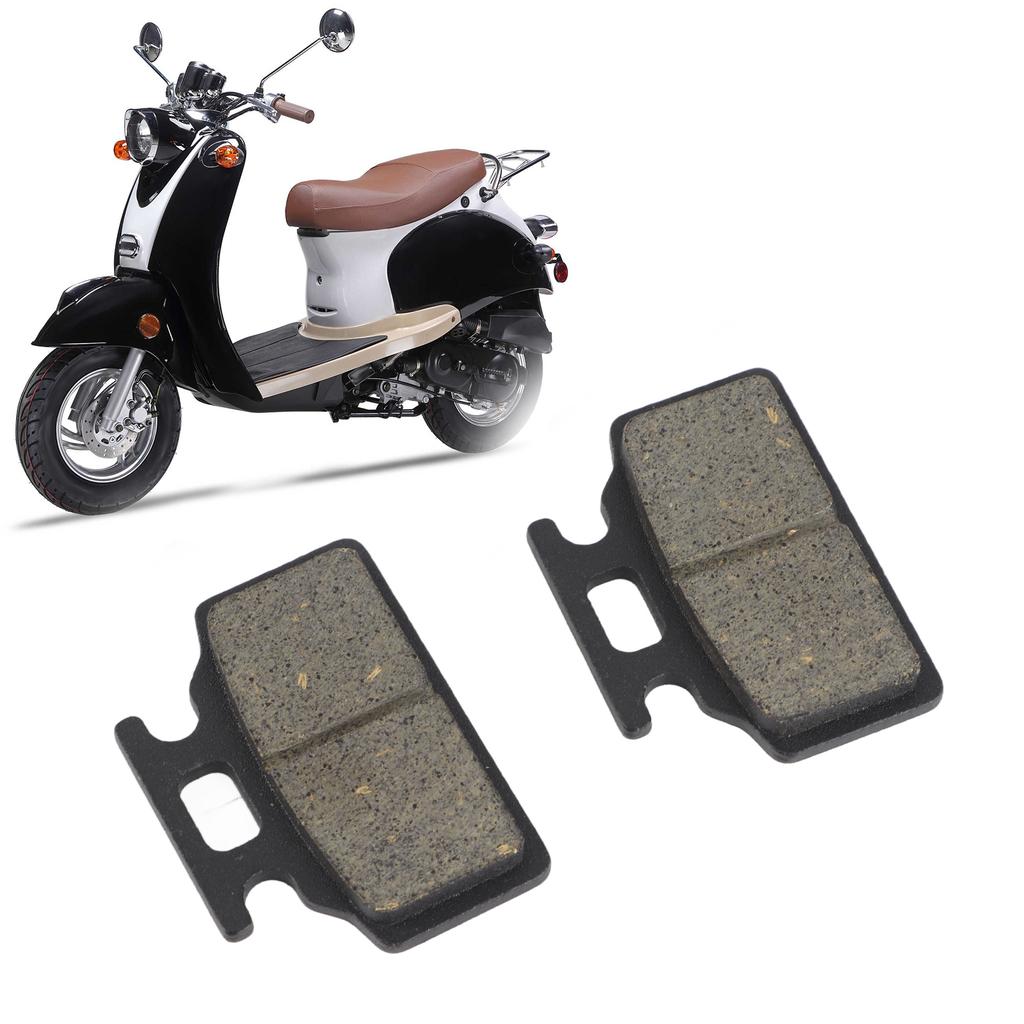 Pair of Front Disc Brake Pads Parts Fit for GY6 50cc Scooter Moped ATV Motorcycle Scooter