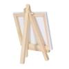 8*15cm Mini Easel Set with  Mini Canvases - Artist & Kids Craft Painting Kit, Small Tabletop Easels for School DIY Drawing