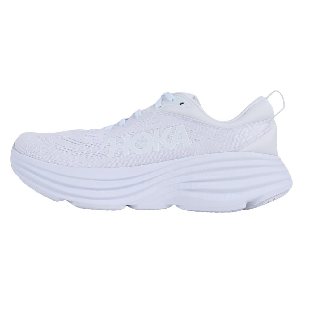 HOKA ONE ONE M BONDI 8 WHITE WHITE / 25.0CM