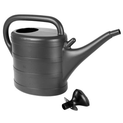 Plastic Watering Can, Gray, 10 L