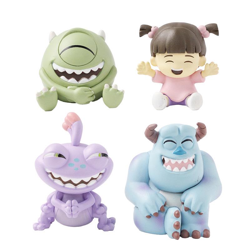 Cute Monster University Sulley & Mike Laughing Doll - Trendy Playable Ornament Figure