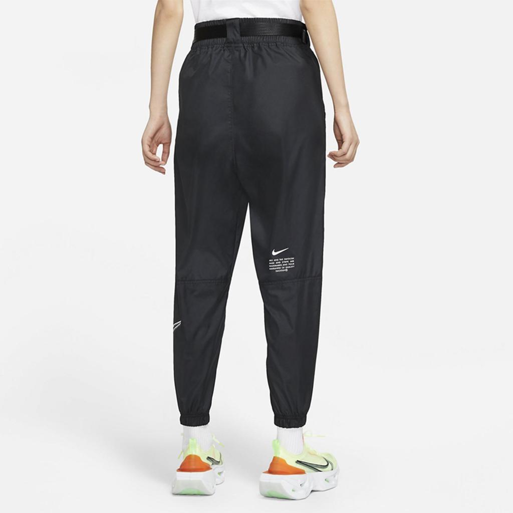 Nike Adjustable Waistband Drawstring Woven Joggers Women Bottoms Black DJ8997-010