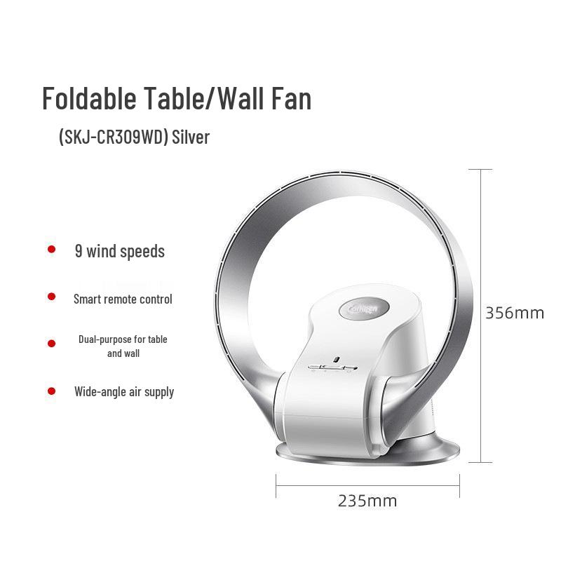 Carkiien Kazi 110V Bladeless Wall-Mounted Fan - Global Agent Recruitment Hot Selling Electric Fan 30.5 cm