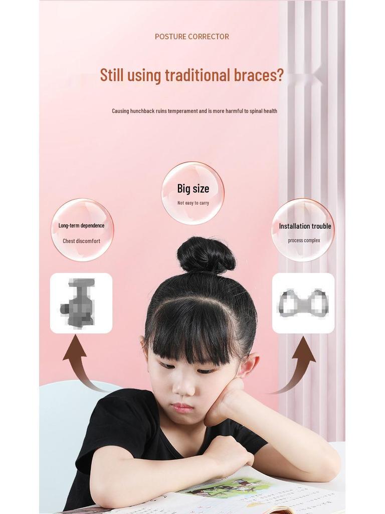 Smart Posture Corrector with LCD for Neck, Hunchback & Sitting - For Children & Adults