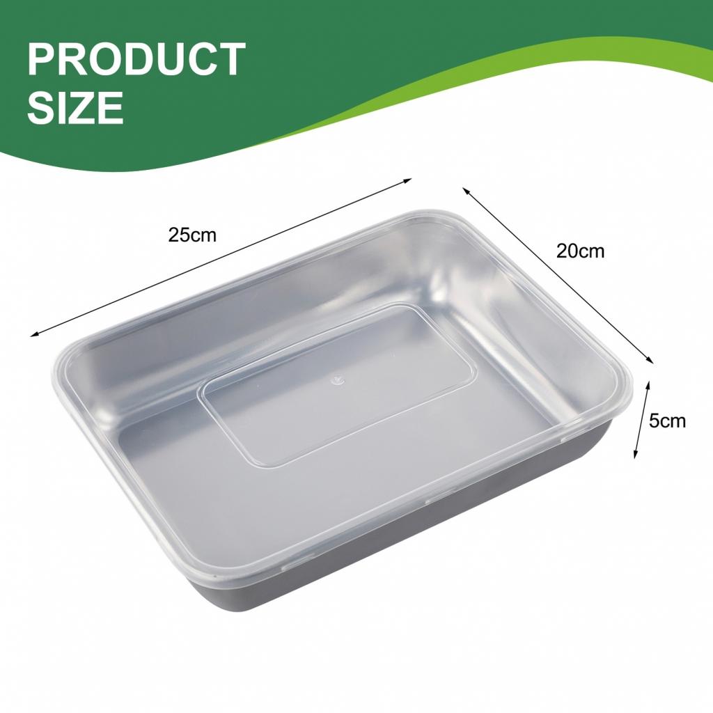Practical Stainless Steel Trays for Daily Cooking and Storage Needs