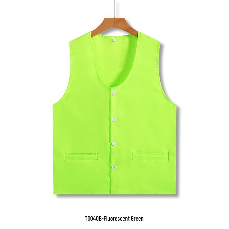 Children's Quick-Dry Volunteer Vest with Printed Logo for Marathon and Team Uniforms