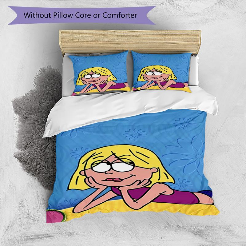 3pcs Lizzie McGuire Y Sus Locuras1 Design Cover Set - HD Printed Bedding with 1 Cover and 2 Pillowcases - Perfect for Home and Dorm Decor