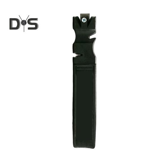 

Точилка для ножей 4 в 1 Профессиональный инструмент для стальных лезвий Быстрая заточка Мастер-точилки для кухонных ножей Простота в использовании Выбор подарка чёрный