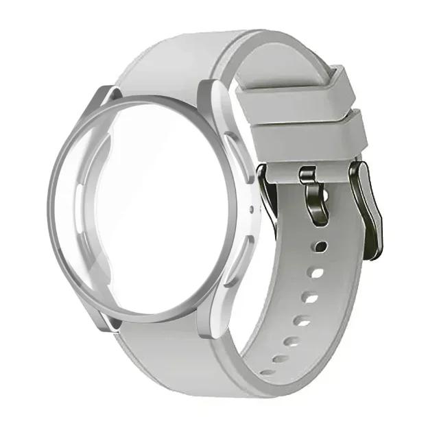 Case+Band for Samsung Galaxy Watch 4/5/6 40mm 44mm Protective Soft TPU Cover+Bracelet for Galaxy Watch 6 Classic 43mm 47mm Strap