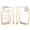 [OFF WE GO] Key Shell TPU Car Key Cover Key Case Compatible New VW