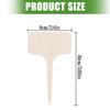20Pcs Plant Label Plant Label T-Shaped Garden Marker Name Plate Outdoor Plant Vegetable Seedling Waterproof Handwritten