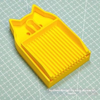 Neue PP 2-in-1 Bohnenschale und Schaufel DIY Handgefertigt 2,6mm Perlenablage Katzenförmig Handgefertigtes Perlen Geschenk