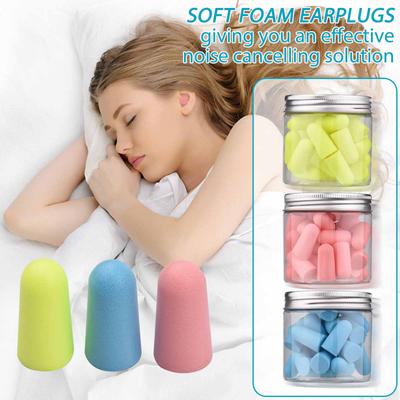(Great Home)30 Pieces Soft Foam Ear Plugs Reusable Sponge Earplugs For Sleeping Anti-Snoring Noise Canceling Hearing Protection