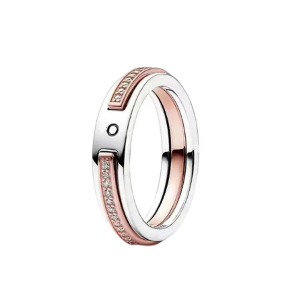 925 Sterling Silver Bow and Heart-shaped Women's Ring, More Suitable for Valentine's Day Wedding Crystal Accessories