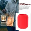 1Set Camping Lampshade Retro Japanese Style Silicone Portable Lamp Cover for Lights Softens Light Outdoor Hanging Lamp