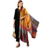 GoSriKi Women's Cotton Blend Embroidered Straight Kurta with Pant & Dupatta (Fronx Black-JL-GS_3XL_Black_XXX-Large)