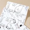 Toddler Sleep Mat Sleeping Bag, Kids Sleeping Pad with Removable Pillow Lovely Print Blanket Baby Crib Decors