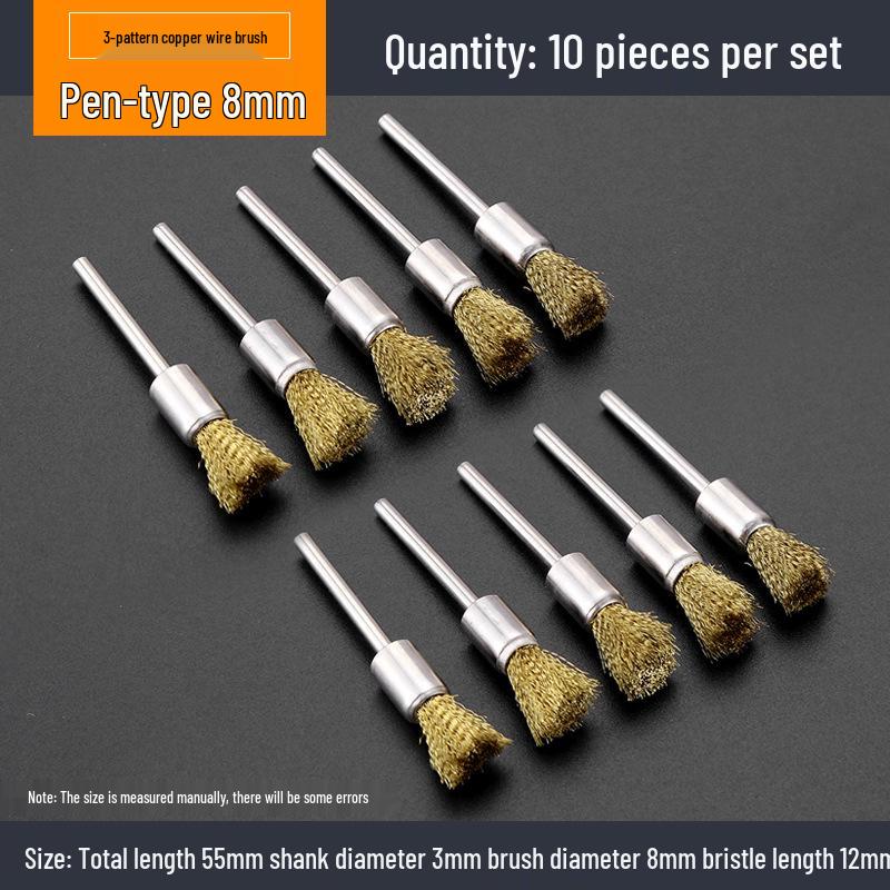 Electric Grinder Steel Wire Brush - Rust & Polishing Head for Walnut & Wenwan Grinding, Steel & Electric Brush.