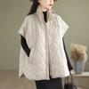 Women's Cotton Vest Autumn Winter Fashion Simplicity Comfortable Down Cotton Waistcoat Temperament Versatile Ladies Jacket