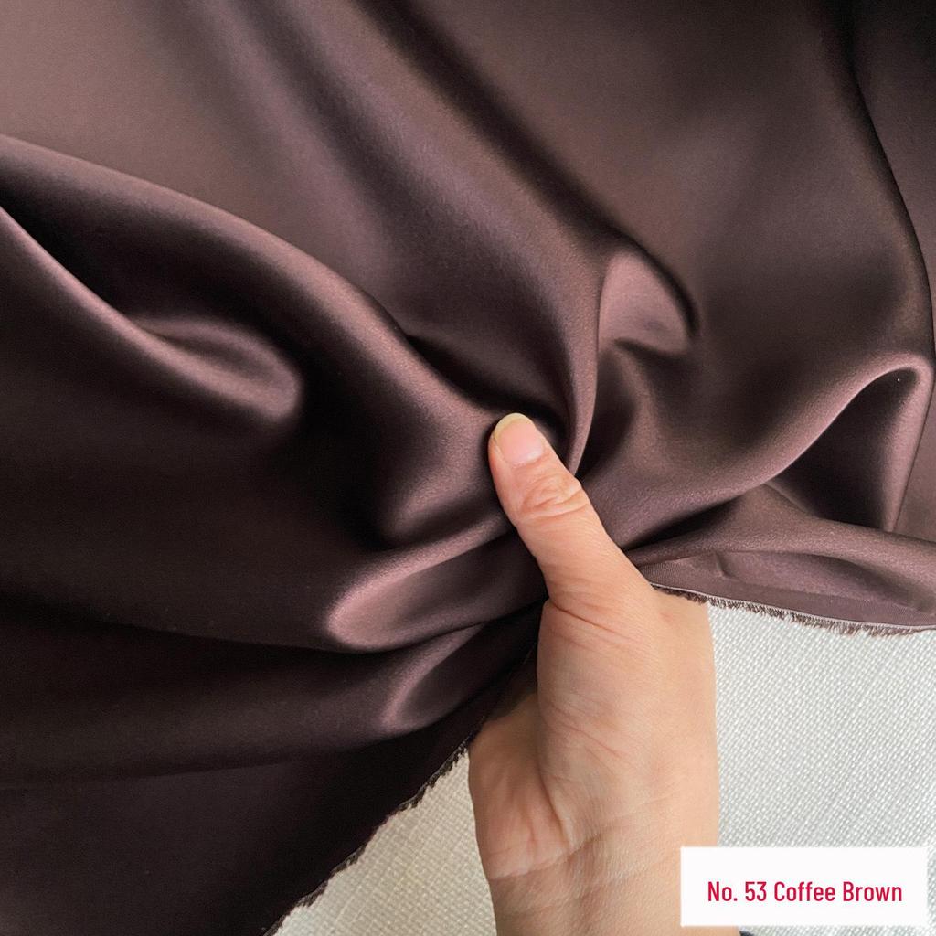 30 Momme Pure Mulberry Silk Heavy Satin Fabric for Qipao, DIY Clothing, Embroidery, and Formal Wear.