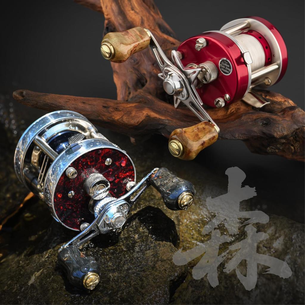 Gomexus Wooden Reel Handle 22mm Replacement Knob for Shimano and Daiwa CQ BFS Vanquish Compatible with Spinning and Baitcasting Universal Fit for