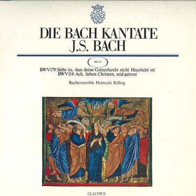 LP Record HELMUT RILLING, FRANKFURT CHOIR - Bach: Cantata No. 179 (Beware, Lest OQ7280CL COLUMBIA Japan Classical Used