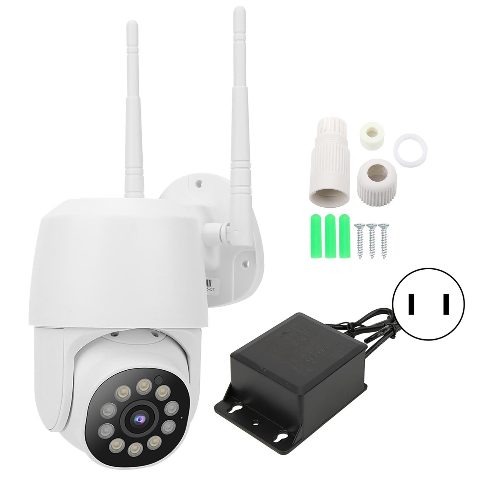 

Security Camera Outdoor Network Wireless WIFI 360 Degree Dome Panoramic Monitor Power Adapter