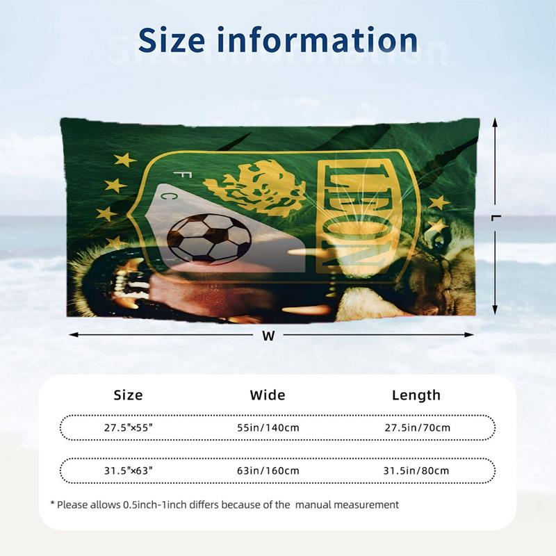 Club Leon Beach towels also serve as bath towels summer essential a musthave for the outdoors the beach and the pool